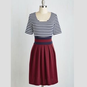 Bookish Brunch Dress in Pomegranate